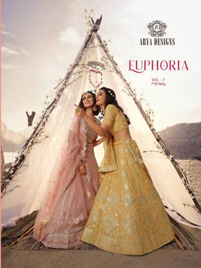 Europhia Vol 7 By Arya Design Designer Partywear Lehenga Choli Collection